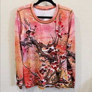 Women’s Large Ink N Burn Long Sleeve Pullover